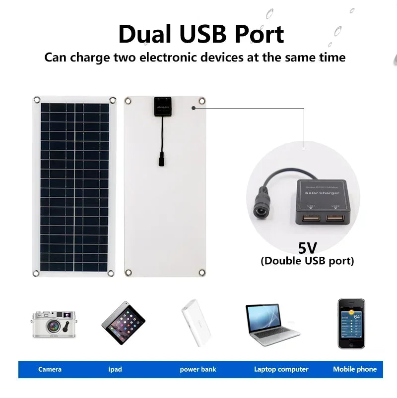 SunFlex Polycrystalline Solar Panel – 20W to 1000W with 12V Controller