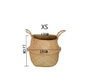 Seagrass Wicker Basket – Multi-Purpose Hanging Storage & Planter