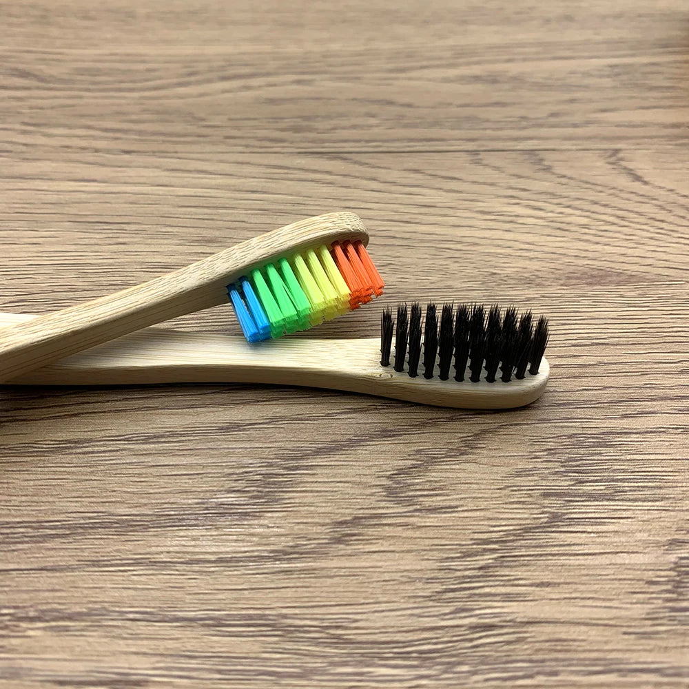 Evergreen Biodegradable Bamboo Toothbrush – 10 Pack