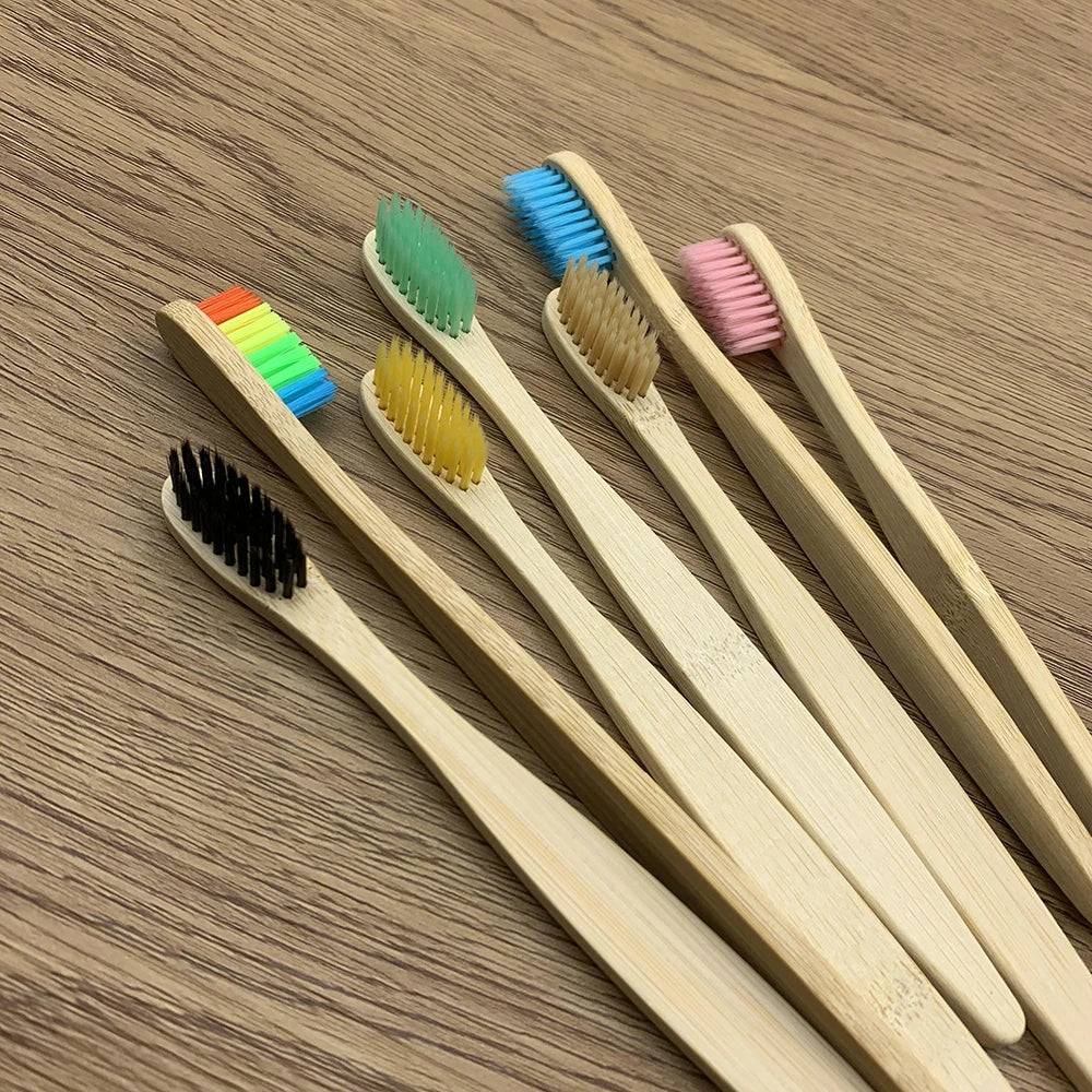 Evergreen Biodegradable Bamboo Toothbrush – 10 Pack