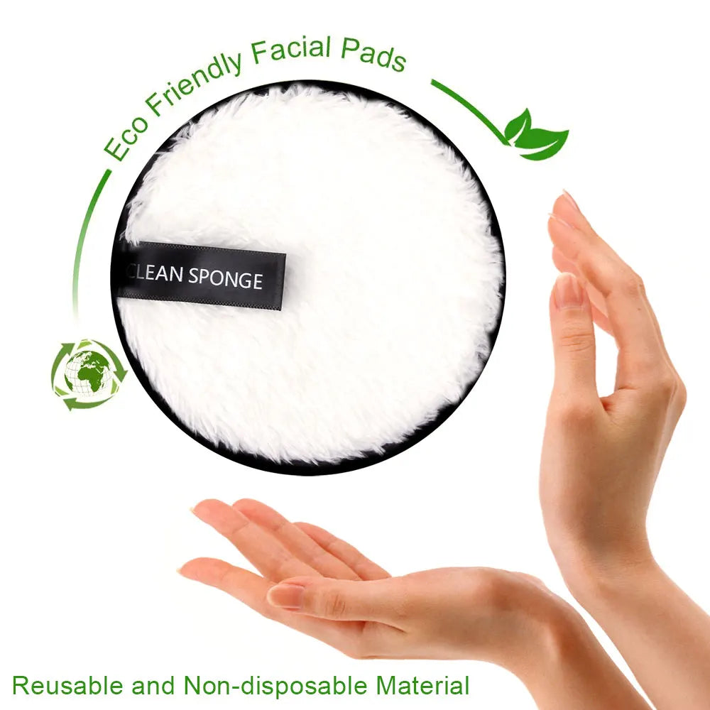 PurePuff Reusable Makeup Remover Pads – 3 Piece Set