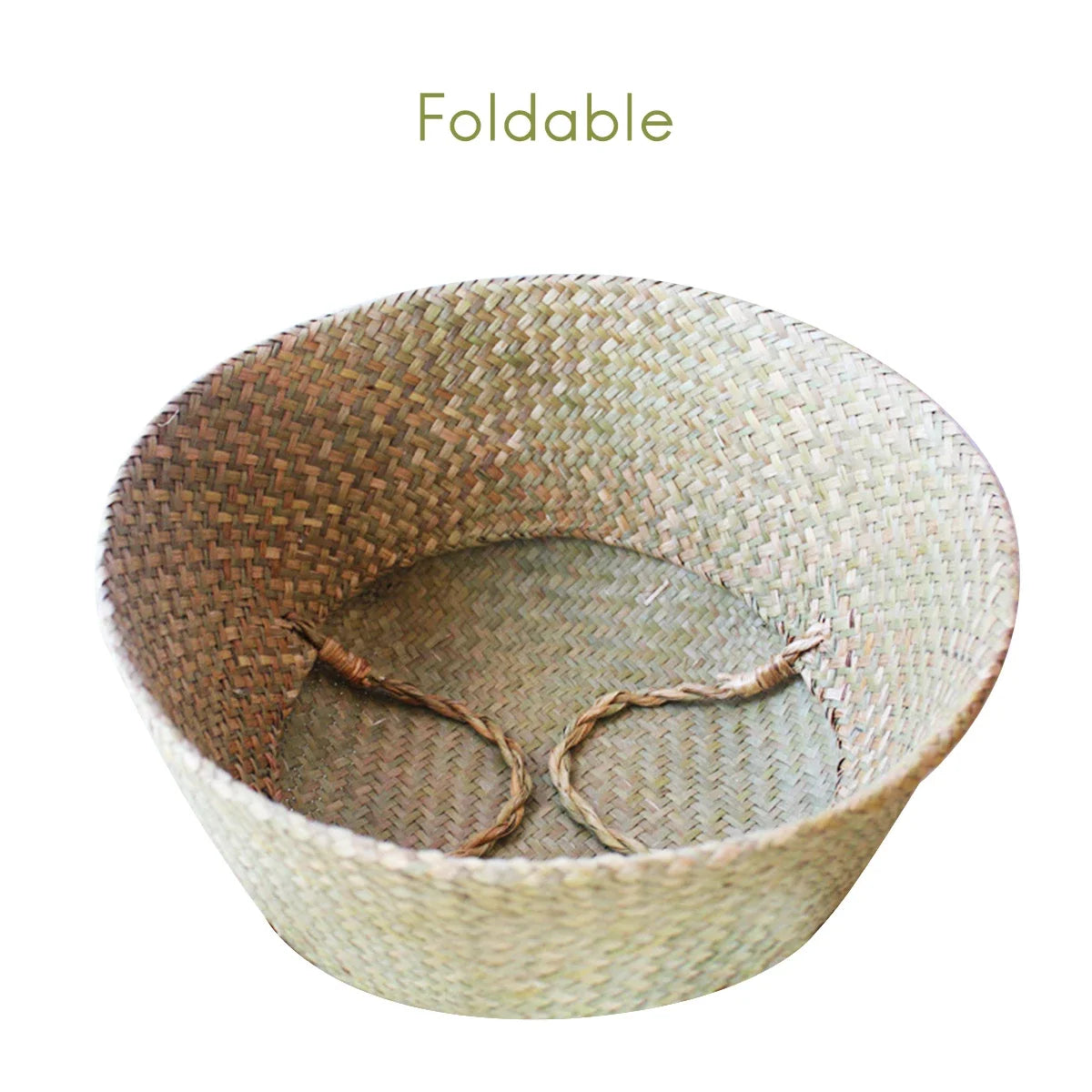 Seagrass Wicker Basket – Multi-Purpose Hanging Storage & Planter