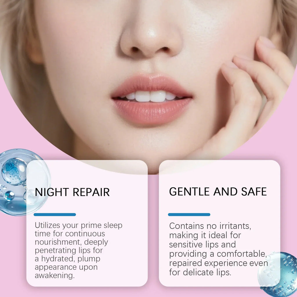 Eelhoe 10pcs Lip Plumping Care Patches Nourish Lips Soften Dead Skin Anti Cracking Skin Lip Exfoliating Hydrating Lip Mask