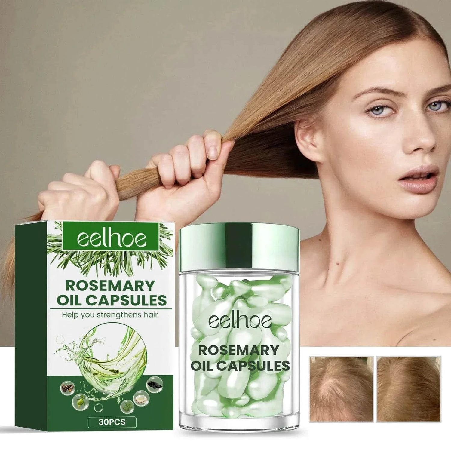 Rosemary Hair Care Series Promote Hair Growth Nourish &Strengthen Root
