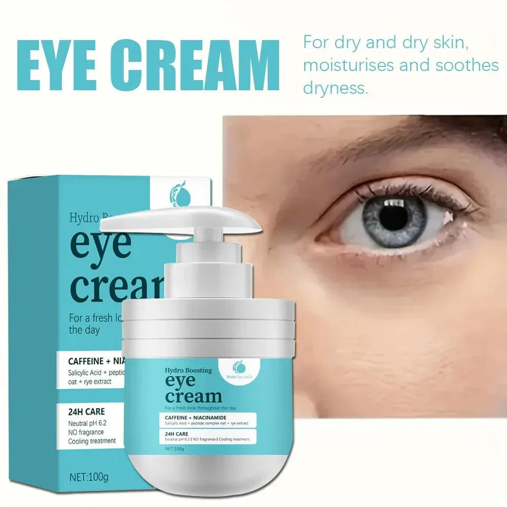 Hydrating Eye Cream: Caffeine, Niacin, Peptide Complex & Ryes Extract