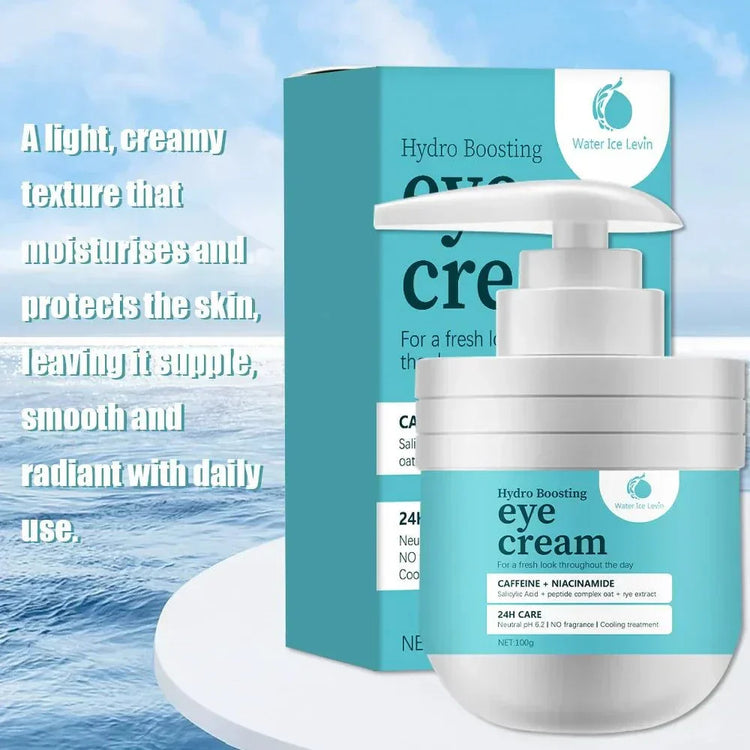 Hydrating Eye Cream: Caffeine, Niacin, Peptide Complex & Ryes Extract
