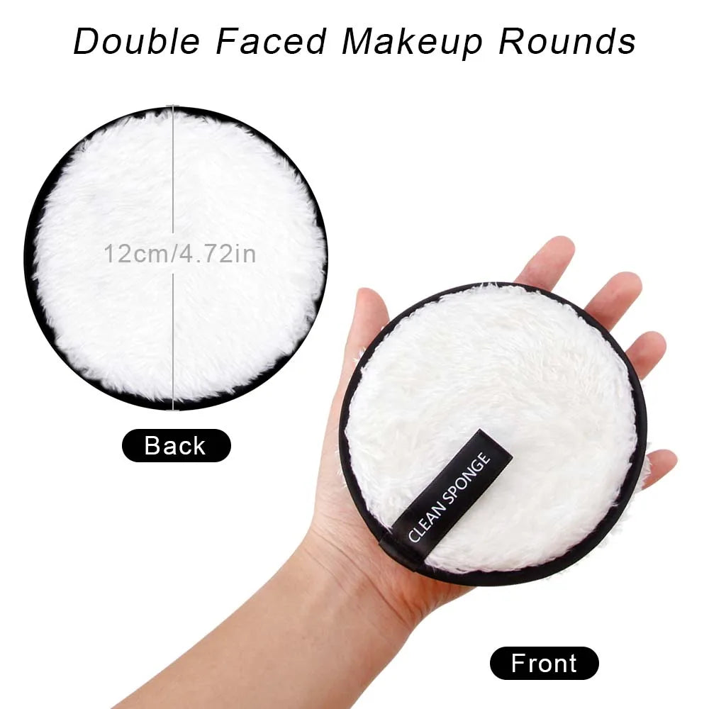 PurePuff Reusable Makeup Remover Pads – 3 Piece Set