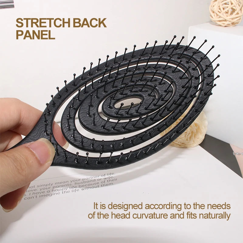 Wheat Straw Eco Comb – Unisex Detangling & Scalp Massage Brush