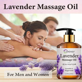 Lavender & Peppermint Massage Oil -Paraben-Free Moisturizing Body Care