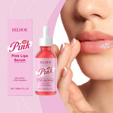 EELHOE Pink Lip Serum for lip lightening and exfoliation in 30ml bottle