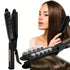 Hair Straightener with Four-Speed Temp Adjustment - Two -in - One Gift