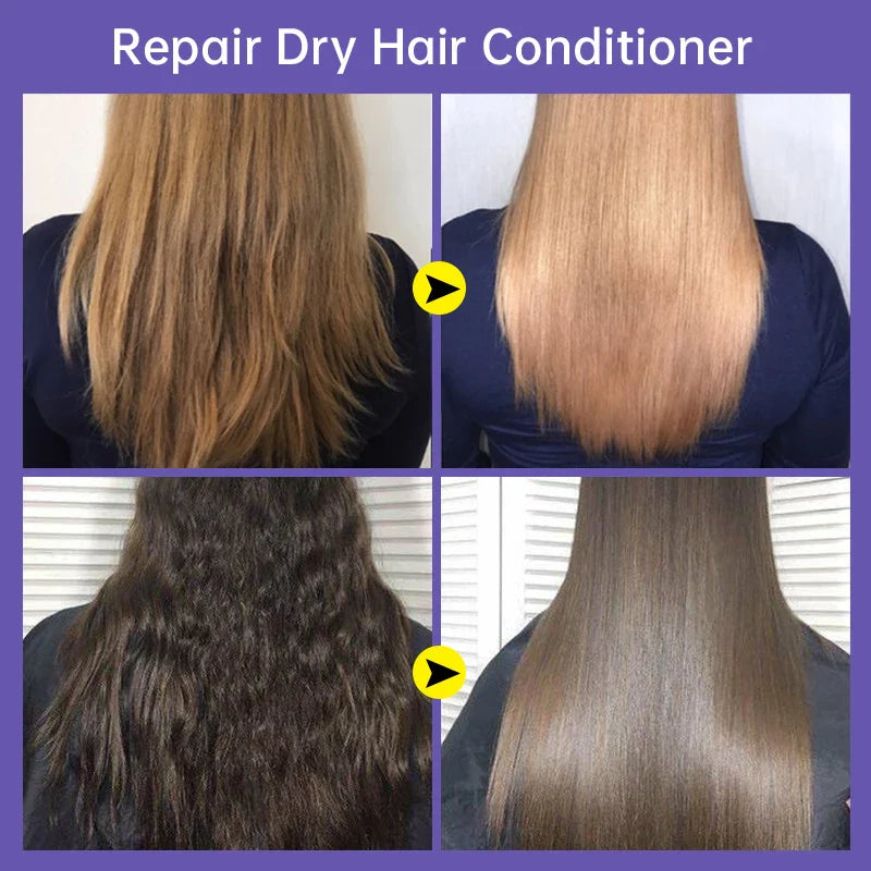 PURC Leave In Conditioner Spray for Hair Smoothing Hair Treatment Coconut Oil Repair Damaged Dry After-Shampoo Hair Care 55ml