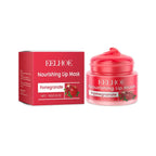 Red Pomegranate Lip Mask For Women Hydrating Lip Balm Moisture Lip Gloss Sheer Coverage Long Lasting Night Treatments Lip Cream