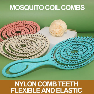 Wheat Straw Eco Comb – Unisex Detangling & Scalp Massage Brush