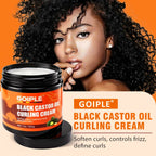 Goiple 200g Black Castor Oil Curl Cream for defining and moisturizing curls
