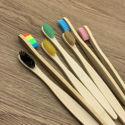 Evergreen Biodegradable Bamboo Toothbrush – 10 Pack