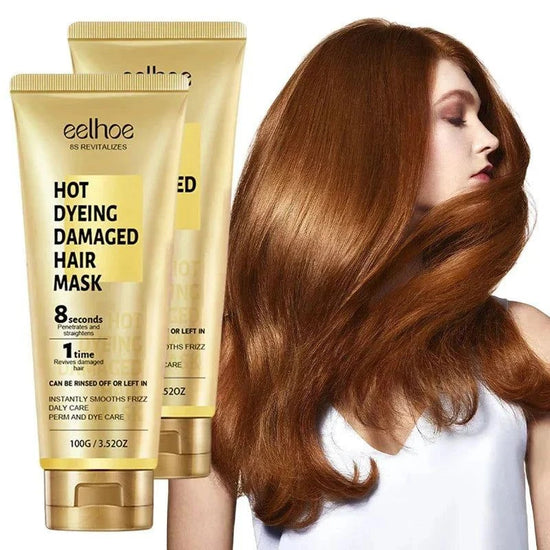 Keratin Hair Mask - Fast Repairing Frizz Control for Dry Hairs , Softs
