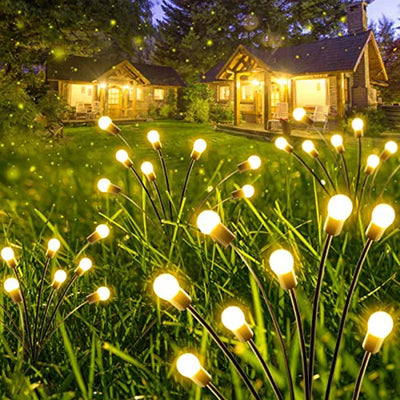 Solar Firefly Garden Lights – Waterproof Outdoor Decoration (6/8/10 LED Options)
