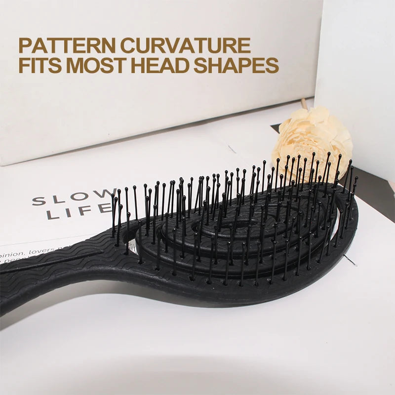 Wheat Straw Eco Comb – Unisex Detangling & Scalp Massage Brush