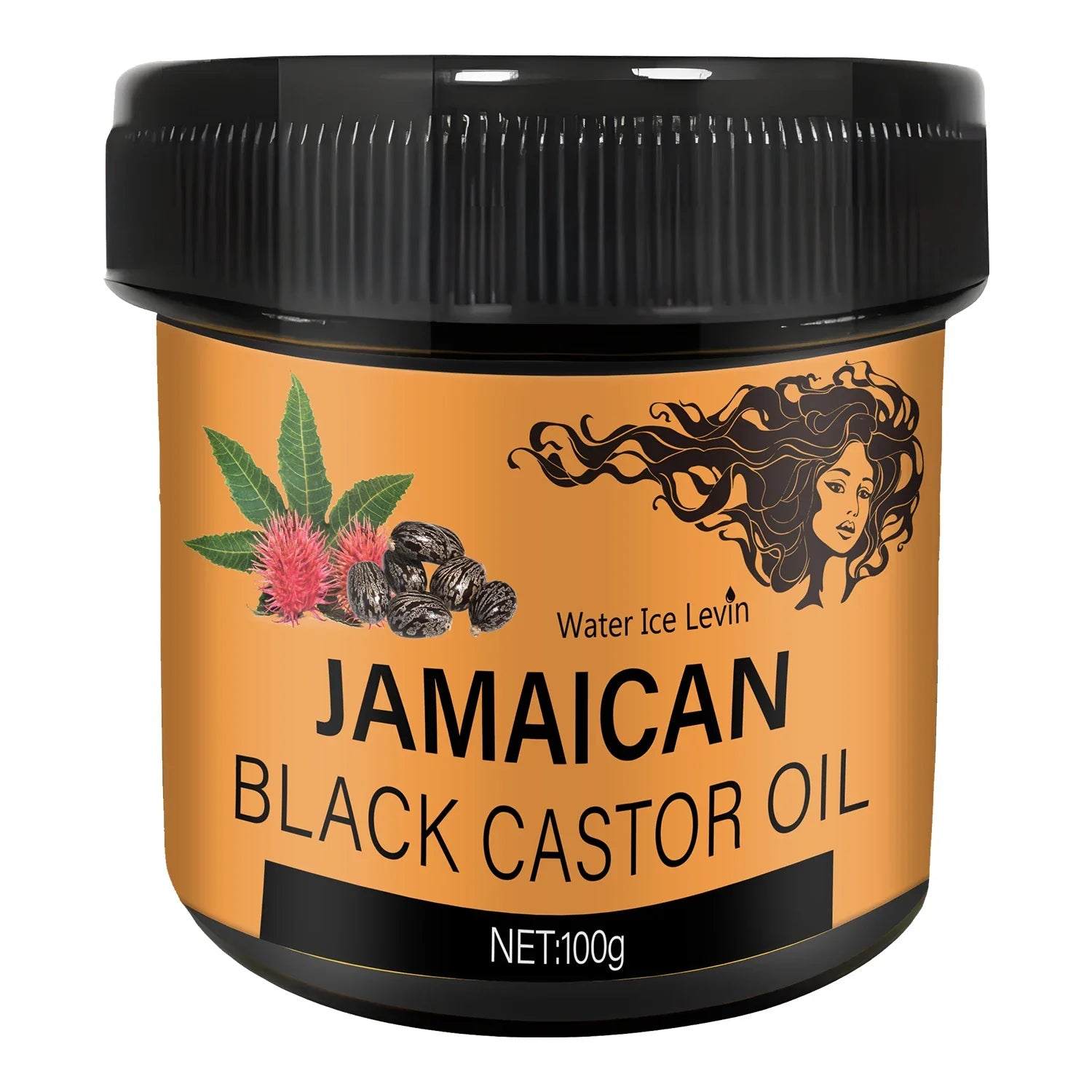 Jamaican Black Castor Oil 100g, Moisturizing Hair Wax, Enhancing Hair Quality, Improving Dryness and Dandruff, Suitable for All Hair Types, Suitable for Men and Women,