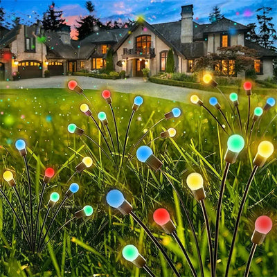 Solar Firefly Garden Lights – Waterproof Outdoor Decoration (6/8/10 LED Options)