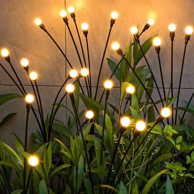 Solar Firefly Garden Lights – Waterproof Outdoor Decoration (6/8/10 LED Options)
