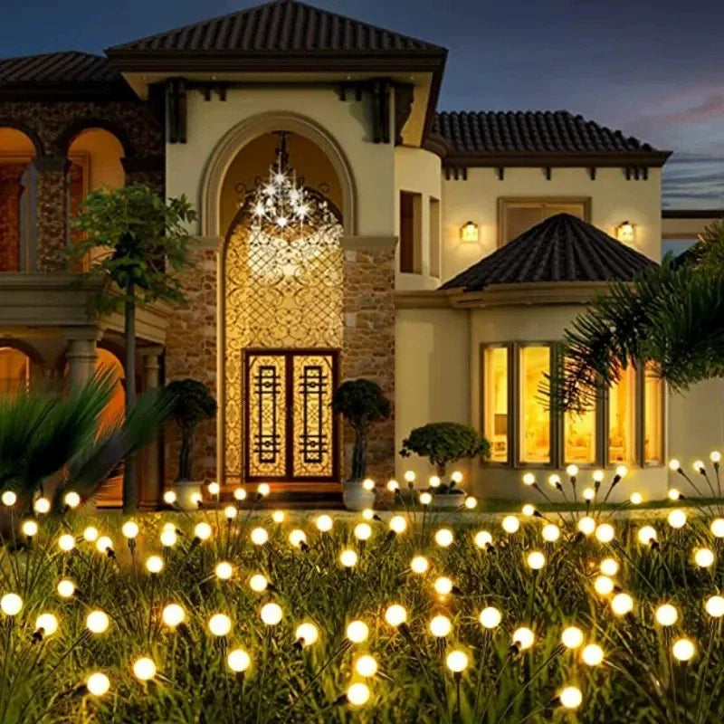 Solar Firefly Garden Lights – Waterproof Outdoor Decoration (6/8/10 LED Options)