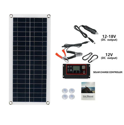 SunFlex Polycrystalline Solar Panel – 20W to 1000W with 12V Controller