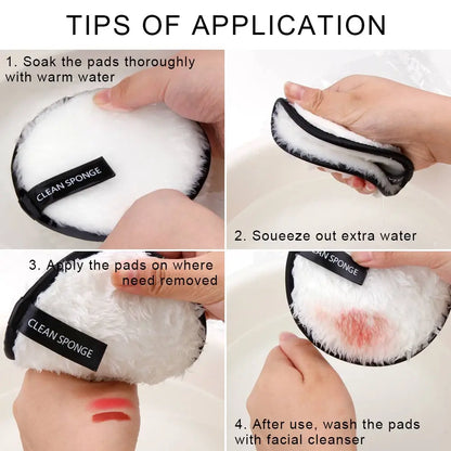 PurePuff Reusable Makeup Remover Pads – 3 Piece Set