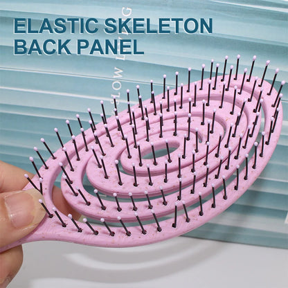 Wheat Straw Eco Comb – Unisex Detangling & Scalp Massage Brush