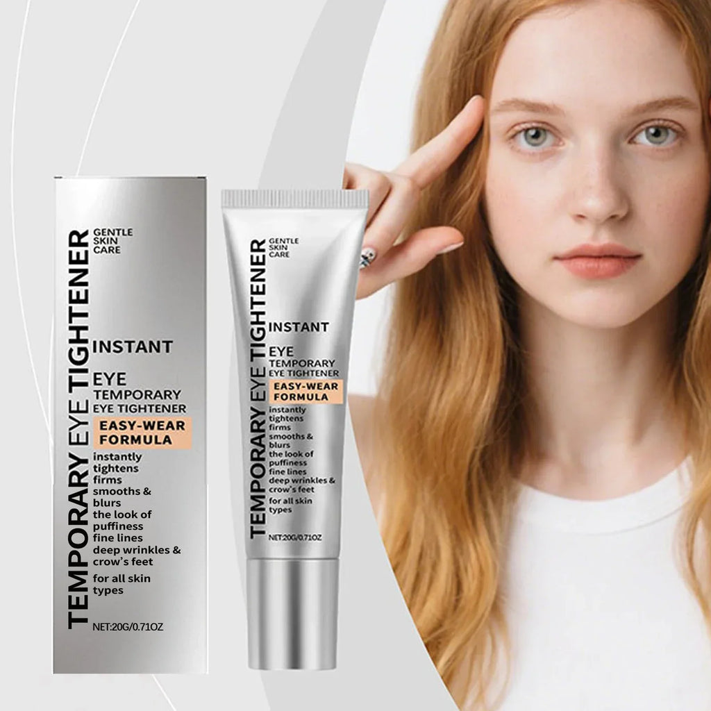 Firm Eye Tightener Cream packaging for removing dark circles, eye bags, and smoothing fine lines