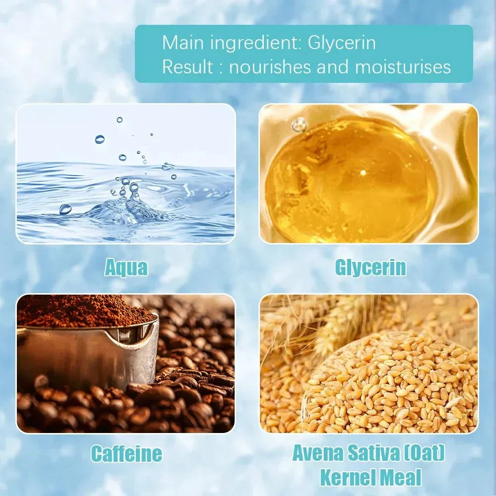 Hydrating Eye Cream: Caffeine, Niacin, Peptide Complex & Ryes Extract