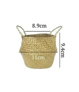 Seagrass Wicker Basket – Multi-Purpose Hanging Storage & Planter